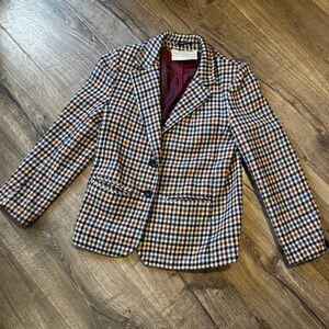 Vintage Women’s Checkered Blazer